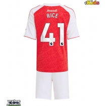 Arsenal Declan Rice #41 Replica Home Minikit 2025-26 Short Sleeve (+ pants)